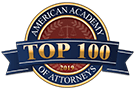 American Academy of Attorneys - Top 100 badge